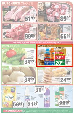 KWIKSPAR EASTERN CAPE : Lower Than Low Prices (25 January - 6 February 2022) Valid in Abbotsford, Beacon Isle, Beetlestone, Burt Drive, Butterworth, East End, Miramar, Rink Street, Spyros, page 3