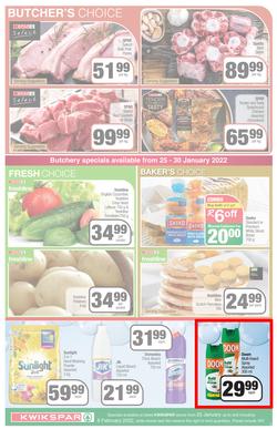 KWIKSPAR EASTERN CAPE : Lower Than Low Prices (25 January - 6 February 2022) Valid in Abbotsford, Beacon Isle, Beetlestone, Burt Drive, Butterworth, East End, Miramar, Rink Street, Spyros, page 3