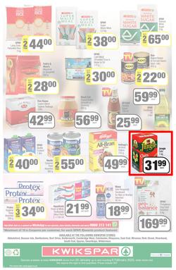 KWIKSPAR EASTERN CAPE : Lower Than Low Prices (25 January - 6 February 2022) Valid in Abbotsford, Beacon Isle, Beetlestone, Burt Drive, Butterworth, East End, Miramar, Rink Street, Spyros, page 4