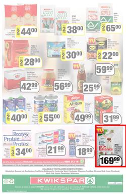 KWIKSPAR EASTERN CAPE : Lower Than Low Prices (25 January - 6 February 2022) Valid in Abbotsford, Beacon Isle, Beetlestone, Burt Drive, Butterworth, East End, Miramar, Rink Street, Spyros, page 4