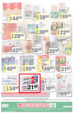 KWIKSPAR EASTERN CAPE : Lower Than Low Prices (25 January - 6 February 2022) Valid in Abbotsford, Beacon Isle, Beetlestone, Burt Drive, Butterworth, East End, Miramar, Rink Street, Spyros, page 4