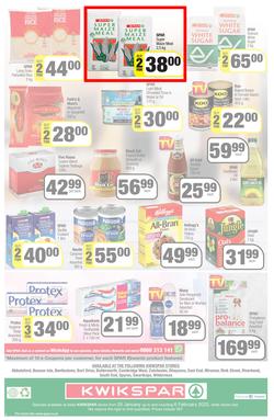 KWIKSPAR EASTERN CAPE : Lower Than Low Prices (25 January - 6 February 2022) Valid in Abbotsford, Beacon Isle, Beetlestone, Burt Drive, Butterworth, East End, Miramar, Rink Street, Spyros, page 4