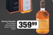 Monkey Shoulder The Original Blended Malt Scotch Whisky-750ml