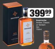 Inverroche Amber, Classic Or Verdant Gin-750ml Each
