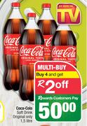 Coca Cola Soft Drink (Original Only)-For 4 x 1.5L