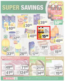 SPAR COUNTRY EASTERN CAPE : Lower Than Low Prices (25 January - 6 February 2022) | Valid In Amahlathi, Bedford, Buffalo Flats, Cala, Centane, Hankey, Komga, Nemato, Patensie, Peddie, Zastron, page 2