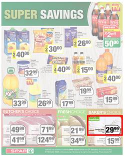 SPAR COUNTRY EASTERN CAPE : Lower Than Low Prices (25 January - 6 February 2022) | Valid In Amahlathi, Bedford, Buffalo Flats, Cala, Centane, Hankey, Komga, Nemato, Patensie, Peddie, Zastron, page 2