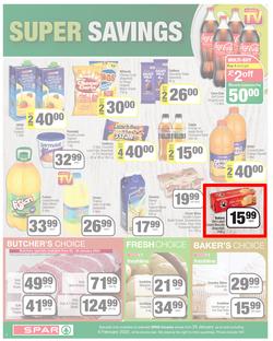 SPAR COUNTRY EASTERN CAPE : Lower Than Low Prices (25 January - 6 February 2022) | Valid In Amahlathi, Bedford, Buffalo Flats, Cala, Centane, Hankey, Komga, Nemato, Patensie, Peddie, Zastron, page 2
