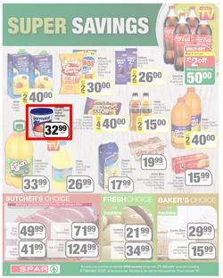 SPAR COUNTRY EASTERN CAPE : Lower Than Low Prices (25 January - 6 February 2022) | Valid In Amahlathi, Bedford, Buffalo Flats, Cala, Centane, Hankey, Komga, Nemato, Patensie, Peddie, Zastron, page 2