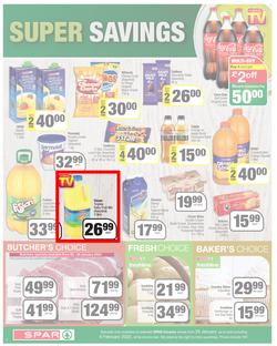 SPAR COUNTRY EASTERN CAPE : Lower Than Low Prices (25 January - 6 February 2022) | Valid In Amahlathi, Bedford, Buffalo Flats, Cala, Centane, Hankey, Komga, Nemato, Patensie, Peddie, Zastron, page 2