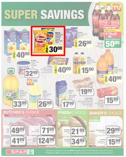 SPAR COUNTRY EASTERN CAPE : Lower Than Low Prices (25 January - 6 February 2022) | Valid In Amahlathi, Bedford, Buffalo Flats, Cala, Centane, Hankey, Komga, Nemato, Patensie, Peddie, Zastron, page 2