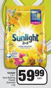 Sunlight 2 In 1 Hand Washing Powder (Assorted)-3kg Each