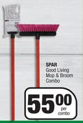 Spar Good Living Mop & Broom Combo-Per Combo