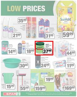 SPAR COUNTRY EASTERN CAPE : Lower Than Low Prices (25 January - 6 February 2022) | Valid In Amahlathi, Bedford, Buffalo Flats, Cala, Centane, Hankey, Komga, Nemato, Patensie, Peddie, Zastron, page 3
