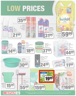 SPAR COUNTRY EASTERN CAPE : Lower Than Low Prices (25 January - 6 February 2022) | Valid In Amahlathi, Bedford, Buffalo Flats, Cala, Centane, Hankey, Komga, Nemato, Patensie, Peddie, Zastron, page 3