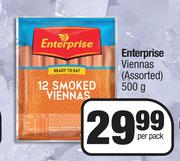 Enterprise Viennas (Assorted)-500g Per Pack