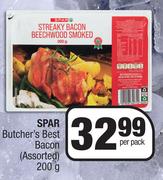 Spar Butcher's Best Bacon (Assorted)-200g Per Pack