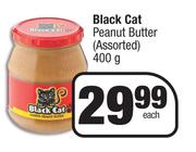 Black Cat Peanut Butter (Assorted)-400g Each 