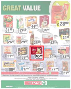 SPAR COUNTRY EASTERN CAPE : Lower Than Low Prices (25 January - 6 February 2022) | Valid In Amahlathi, Bedford, Buffalo Flats, Cala, Centane, Hankey, Komga, Nemato, Patensie, Peddie, Zastron, page 4
