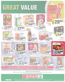 SPAR COUNTRY EASTERN CAPE : Lower Than Low Prices (25 January - 6 February 2022) | Valid In Amahlathi, Bedford, Buffalo Flats, Cala, Centane, Hankey, Komga, Nemato, Patensie, Peddie, Zastron, page 4
