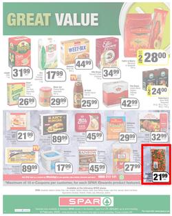 SPAR COUNTRY EASTERN CAPE : Lower Than Low Prices (25 January - 6 February 2022) | Valid In Amahlathi, Bedford, Buffalo Flats, Cala, Centane, Hankey, Komga, Nemato, Patensie, Peddie, Zastron, page 4