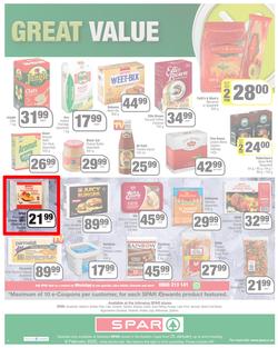 SPAR COUNTRY EASTERN CAPE : Lower Than Low Prices (25 January - 6 February 2022) | Valid In Amahlathi, Bedford, Buffalo Flats, Cala, Centane, Hankey, Komga, Nemato, Patensie, Peddie, Zastron, page 4