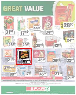 SPAR COUNTRY EASTERN CAPE : Lower Than Low Prices (25 January - 6 February 2022) | Valid In Amahlathi, Bedford, Buffalo Flats, Cala, Centane, Hankey, Komga, Nemato, Patensie, Peddie, Zastron, page 4