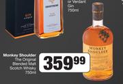 Monkey Shoulder The Original Blended Malt Scotch Whisky-750ml