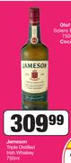 Jameson Triple Distilled Irish Whisky-750ml