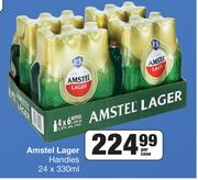 Amstel Lager Handies-24 x 330ml Per Case