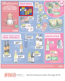 SPAR COUNTRY EASTERN CAPE : Lower Than Low Prices (25 January - 6 February 2022) | Valid In Amahlathi, Bedford, Buffalo Flats, Cala, Centane, Hankey, Komga, Nemato, Patensie, Peddie, Zastron, page 8