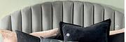 Velvet Headboard 155 (l) x 8 (w) x 90 (h)cm