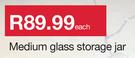 Medium Glass Storage Jar-Each