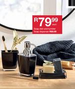 Soap Dish & Tumbler-Each