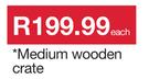 Medium Wooden Crate-Each