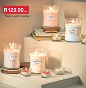 Glass Waxfill Candles-Each