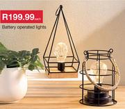 Battery Operated Lights-Each