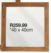Decorative Mirror 40 x 40cm-Each