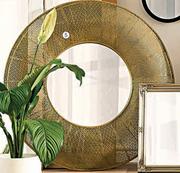 Cut Out Metal Mirror 90cm