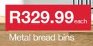 Metal Bread Bins-Each