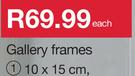 Gallery Frames 10 x 15cm-Each