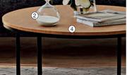Round Coffee Table-80 (l) x 80 (w) x 45 (h)cm