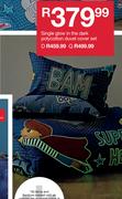 Double Glow In The Dark Polycotton Duvet Cover Set