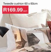 Tweedle Cushion 60 x 60cm-Each