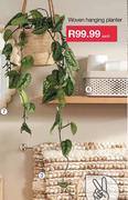 Woven Hanging Planter-Each