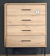 Pembrooke 4 Drawer Unit (72.5) x (45) x (92cm)
