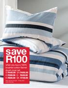 100% Brushed Cotton Flannel Duvet Cover Set (Queen)
