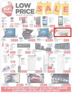 HiFi Corp : Low Price Sale (18 Jul - 24 Jul 2016), page 1