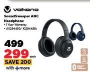 Volkano Sound Sweeper ANC Headphone-Each