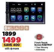 RA 7" Touch Screen RABTR07